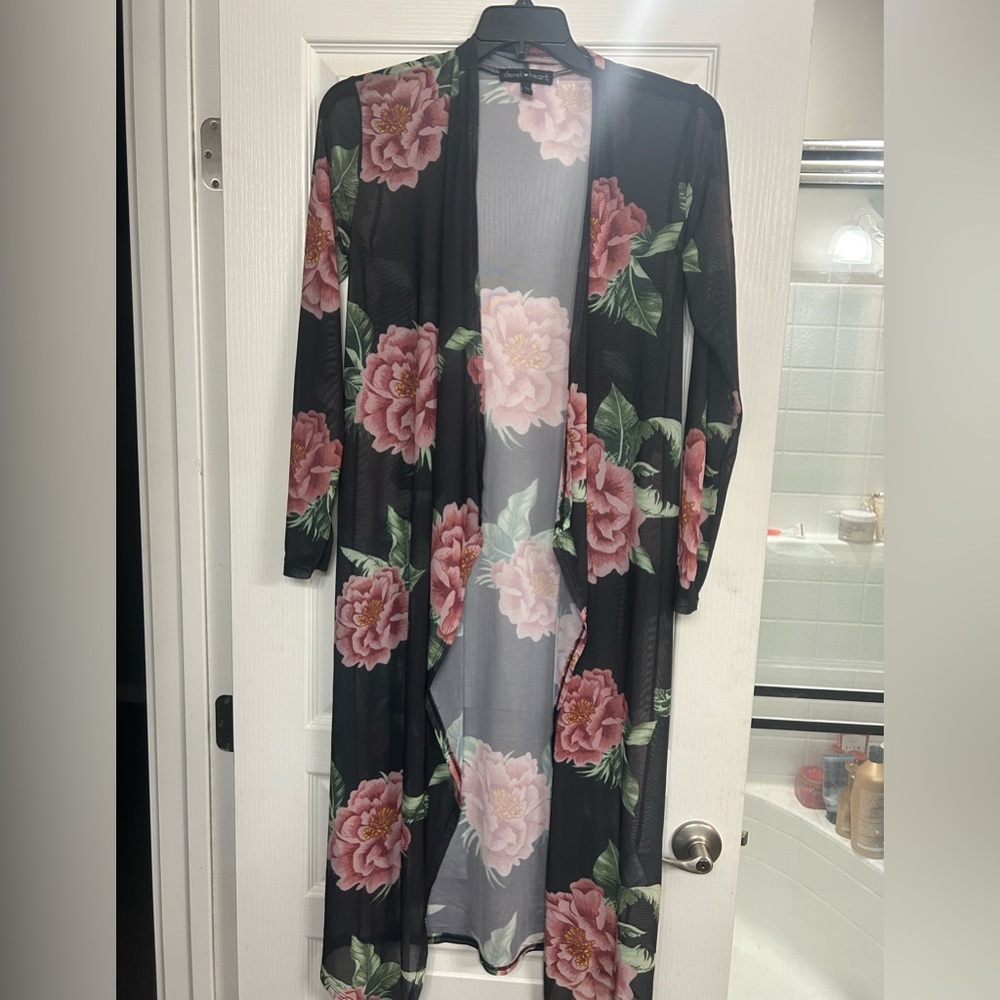 Floral duster size large